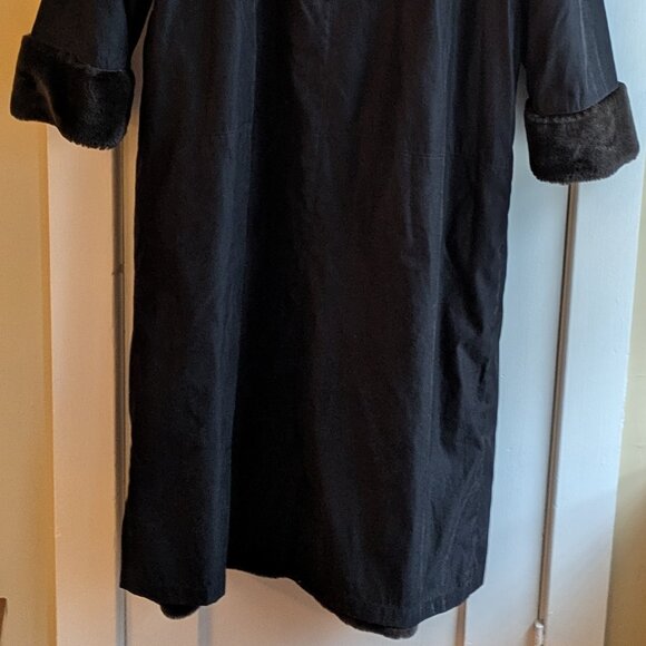 Jones New York Button Faux Fur REVERSIBLE coat Woman's Size L #15101 - Picture 14 of 14